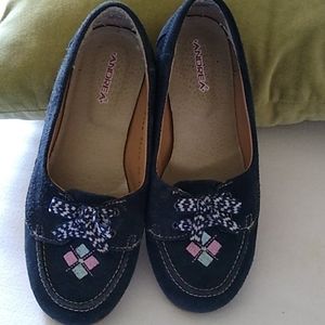 Girls Genuine Leather Suede Loafers